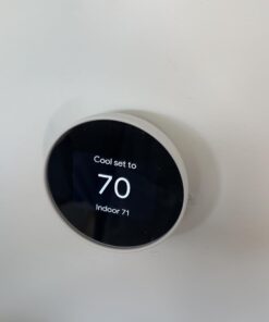 Google Nest Thermostat - Smart Thermostat for Home - Programmable Wifi Thermostat - Snow 59 51pvmZANRL