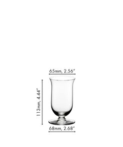 Riedel VINUM Whisky Glass, 2 Count (Pack of 1), Clear ,7.05ounce Whiskey 8 51pwg8LWSAL