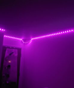 TJOY 100ft Bluetooth LED Strip Lights, Music Sync LED Lights Strip, RGB Color Changing LED Lights with Remote,Smart Phone APP Control, LED Lights for Bedroom,TV,Room DIY (APP+Remote +Mic) 46 51q8VphlliL