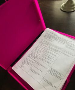 Dexas 3517-806 Slimcase 2 Storage Clipboard with Side Opening, Neon Pink. Organize in Style for Home, School, Work, or Trades! Ideal for Teachers, Nurses, Students, Homeschooling, and Beyond. 13 51q8qcyt0zL