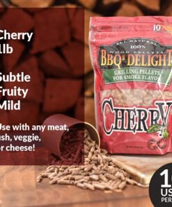 BBQr's Delight Wood Smoking Pellets - Super Smoker Gift Value Pack - 1 Lb. Bag - Apple, Sugar Maple, Savory Herb, Orange, Black Walnut, and Cherry Gift set 1 13 51qCGfQRmZS