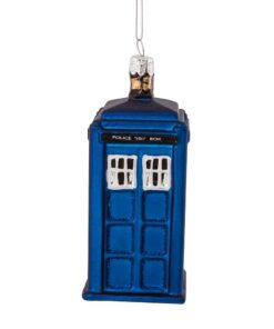 Kurt Adler 4.25-Inch Doctor Who Tardis Glass Figural Ornament 25 51qCN8Qni9L