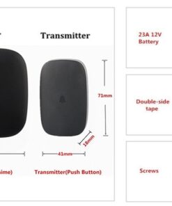 Dog Bell for Potty Training - Touch Activated Wireless Dog Door Bell for Puppy Training - Waterproof Pet Training Bell w/Over 1000-Feet Range, 50 Door Chimes, 4 Adjustable Volume Levels, LED Flash 17 51qEGgrCrjL 1