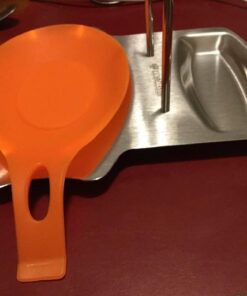 Yummy Sam Pot Lid Holder and Spoon Rest, Stainless Steel Utensils Lid Spoon Holder Ladle Rest Pot Lid Rack Shelf Stand Holder Multifunctional Storage Rack Stove Organizer (Silver) 54 51qFZn8FZ0L