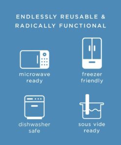 Stasher Reusable Silicone Storage Bag, Food Storage Container, Microwave and Dishwasher Safe, Leak-free, 1/2 Gallon, Clear 34 51qHJHI1XKL