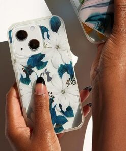 Sonix | Compatible with MagSafe iPhone 15, 14, 13 Case Floral | 10ft Drop Tested | Delilah Flower iPhone 15 / 14 / 13 Floral - Delilah 15 51qHsPXhoIL