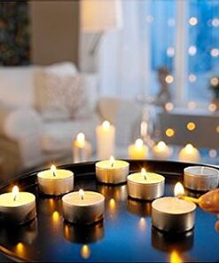 Zion Judaica Quality Tealight Candles 4 - 4.5 Hour Burn Time Unscented Set of 200 - Stark White 200 Pack 14 51qMAqD z8L