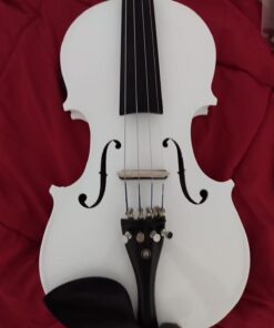 Cecilio 4/4 CVNAE-White Ebony Fitted Acoustic/Electric Violin in Pearl White(Full Size) 26 51qMX9w7wFL