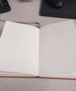 Grid Paper Notebook - Hardcover Classic Notebook with Pen Holder - Thick Premium Paper + Page Dividers Gifts 8.4 x 5.7 In 41 51qNNUdSjdL