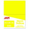 JAM PAPER Shipping Labels - Half Page - 5 1/2 x 8 1/2 - Neon Yellow - 50/Pack 5 1/2" x 8 1/2" Labels (Half Sheet) 45 51qYnJlQQsL