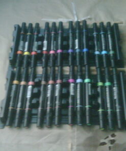 Prismacolor Premier Double-Ended Art Markers, Fine and Chisel Tip, 24 Pack 24 Count 42 51qZ8jMrFwL