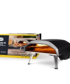Ooni Koda 16 Gas Pizza Oven – 28mbar Outdoor Propane Pizza Oven - Portable Pizza Oven For Authentic Stone Baked 16 Inch Pizzas – Ideal for Any Outdoor Cooking Enthusiast - Countertop Pizza Oven 32 51qcIR6DJ8L