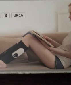 LINGTENG Leg Massager, Calf Air Compression Massager with Heat, Cordless Leg Massager for Circulation and Pain Relief, Calf Massager with 3 Intensities, Gifts for Women (Only Single) Black 49 51qewC4dKEL