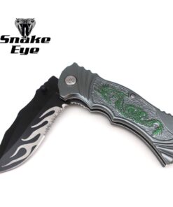 SNAKE EYE TACTICAL Action Assisted Fantasy Dragon Handle Design Knife Camping Outdoors (GG) 7 51qfZSqz3wL