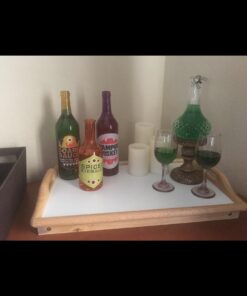 Winsome Wood Sherwood Bed Tray, Natural and white top 27 51qiXFGIMRL