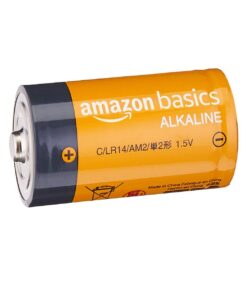 Amazon Basics 12-Pack C Cell Alkaline All-Purpose Batteries, 1.5 Volt, 5-Year Shelf Life 12 Count (Pack of 1) 21 51qkon1h5DL