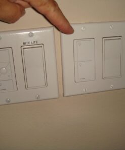 Lutron Caseta Smart Lighting Switch for All Bulb Types or Fans | Neutral Wire Required | PD-6ANS-WH | White 1 Pack Smart Switch 36 51qnkPDNeiL
