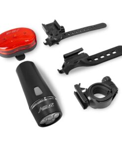 BV Bike Lights, Super Bright with 5 LED Bike Headlight & 3 LED Rear, Bike Lights for Night Riding with Quick-Release, Waterproof Bicycle Light Set, Bike Accessories, Bicycle Accessories, Flashlight Battery Powered 41 51qqW74V01L