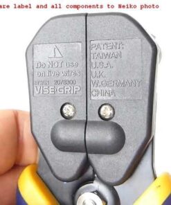 NEIKO 01924A 3-in-1 Automatic Wire Stripper, Cutter, and Crimping Tool, Auto Self-Adjusting Pliers that Cut up to 10 AWG 3-in-1 Auto Wire Strippers, Red 28 51qs98qfm8L