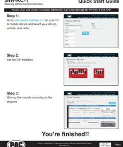 Alternative view of PAC SWI-RC Steering Wheel Control Interface Designed for All Major Radio Brands, Universal Interface SWI-RC1 Standard Packaging