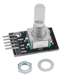 Alternative view of WMYCONGCONG 5 PCS KY-040 Rotary Encoder Module Brick Sensor Board with 120 PCS Multicolored Breadboard Jumper Wires Ribbon Cables Kit