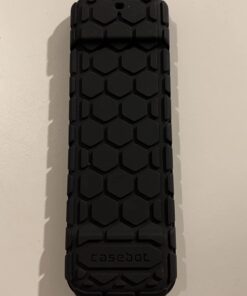 Fintie Protective Case for Apple TV 4K/ HD Siri Remote (1st Gen) - Honey Comb Lightweight Anti Slip Shockproof Silicone Cover for Apple TV 4K 5th 4th Gen Siri Remote Controller, Black 42 51r Ej8H9gL