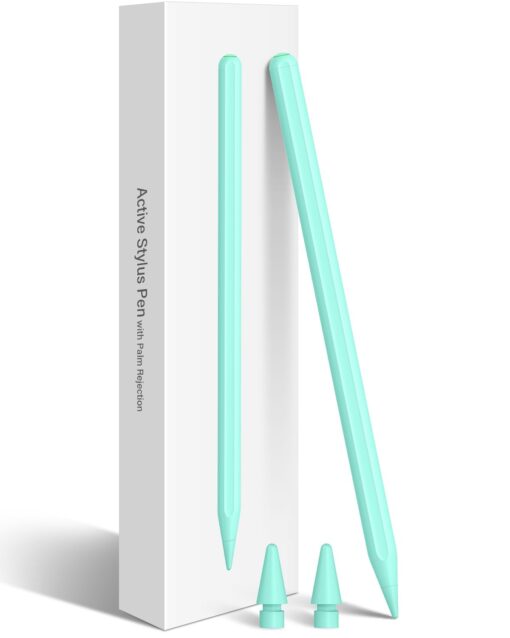 iPad Pencil 2nd Generation with Magnetic Wireless Charging, Same as Apple Pencil 2nd Generation, Compatible with iPad Pro 11 in 1/2/3/4, iPad Pro 12.9 in 3/4/5/6, iPad Air 4/5, iPad Mini 6 (Green) Green