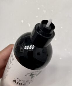 Earth's Daughter Organic Aloe Vera Gel from 100% Pure and Natural Cold Pressed Aloe – Moisturizes - Great for Face - Hair- Sunburn - Aftershave - Bug Bites - 12 oz. 27 51r1BpA7G3L