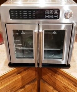 Emeril Lagasse 26 QT Extra Large Air Fryer, Convection Toaster Oven with French Doors, Stainless Steel 48 51r6R6hv3bL