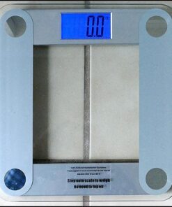 Eat Smart Products Free Body Tape Measure Included Digital Bathroom Scale with Extra Large Lighted Display, One Size, Clear 42 51rDJIrfHRL