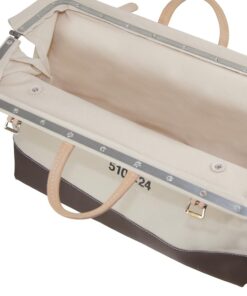 Klein Tools 5102-24 Heavy Duty Natural Canvas Tool Bag, Tool Tote, Multi-Purpose Bag with Wide Hinged Opening and Leather Handles, 24-Inch 21 51rFCn4tSmL