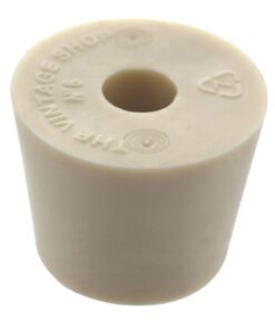 Alternative view of Drilled Rubber Stopper #6 (Set of 3)