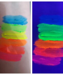 UV Glow Blacklight Face and Body Paint - Neon Fluorescent (0.34oz (Pack of 6)) 0.34 Ounce (Pack of 6) 49 51rIDEpfm0L