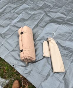 S'more Canvas Glamping Tent, 4 Season Family Camping Tent for 3/4/6 Person, Waterproof, Windproof, and Weather Resistant Tent for Family Glamping, Car Camping, Outdoor Party Cabin Tent(6.9ft x 8.5ft x 4.9ft) 56 51rIars5c6L