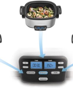 Cuisinart MSC-600 3-In-1 Cook Central 6-Quart Multi-Cooker: Slow Cooker, Brown/Saute, Steamer, Silver 30 51rJ0Zgx4GL