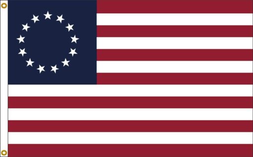 Betsy Ross Flag 3x5 Feet Nylon Presidential Series Sewn Made in USA