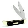 Schrade Old Timer 25OT Folding Hunter 9.3in Traditional Pocket Knife with 2 High Carbon SS Blades, Ergonomic Handle, and Leather Belt Sheath for EDC, Camping, Whittling, and Outdoors, One Size, Brown 39 51rLKYS8gTL