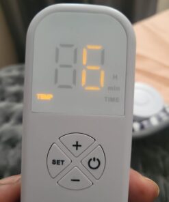 Heating Pad for Back, Neck and Shoulder Pain Relief, Electric Heating Pads for Cramps with 6 Heat Settings, Auto Shut-Off, Moist Dry Heat Options, Machine Washable, 12" x 24", Gifts for Women, Men Stripe 42 51rNwpuWfcL