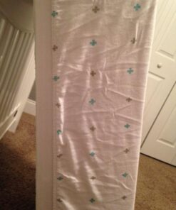 Ziggy Baby Crib Sheet Fitted Jersey Cotton (Chevron Cross Blue/Grey) Chevron Cross Blue/Grey 28 51rRUy f4KL