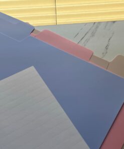 Mr. Pen- Pastel Poly File Folders, 1/3 Cut Tab, 6 Pack, Letter Size, Colored Letter Office Supplies File Folders Pastel Colors 6 per Pack 45 51raifLWSHL