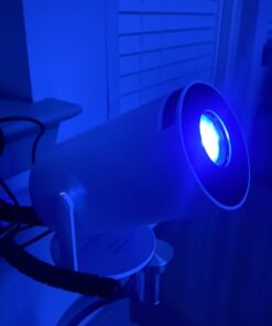 LIMIMART 40"-130" Smart Mini Projector 5G WIFI, Support 4K, Big Screen Experience with Premium 360 Sound, 5.0 Bluetooth Movie Projector Compatible With Android/iOS/Windows/TV Stick/HDMI/USB/Audio 3.5 31 51ramoyZV6L