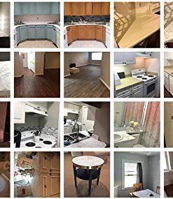 ROSEROSA Peel and Stick PVC Faux Marble Self-Adhesive Wallpaper Covering Counter Top Shelf Liner Napoleon (PGS408 : 2.00 Feet X 6.56 Feet) 46 51rc7BFojdL