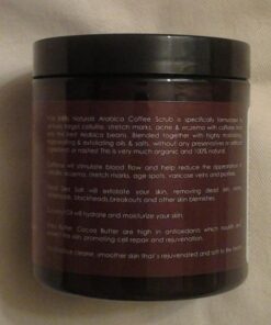 Arabica Coffee Body Scrub Exfoliator - Loaded with Caffeine for Cellulite and Stretch Marks | Exfoliating Skin on Face, Hand, Foot, Butt - Coffee Scrub for Women by Pure Body Naturals, 12 Ounce 75 51rd6wJoq7L