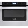 Sharp KB-6524PS 24-Inch Microwave Drawer Oven, 1.2 cu. ft., Stainless Steel