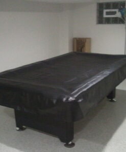 Iszy Billiards Pool Table Cover - Billiard Table Covers for 8 Foot Tables w/ Cotton Backing and Heavy Duty Vinyl - Pool Table Covers for Pets 8FT/Black 32 51roMJmJ5RL