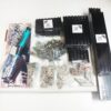 MakerBeam Regular Starter Kit Black Anodized Including Beams (10x10mm in Diameter), Brackets, Nuts and Bolts 5 51rpw4 KpNL