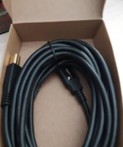 Amazon Basics USB-A to USB-B 2.0 Cable for Printer or External Hard Drive, Gold-Plated Connectors, 16 Foot, Black 16 Feet 1 33 51rqh0a8LQL