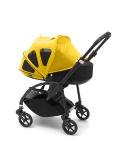 Bugaboo Bee Breezy Sun Canopy - Extendable Sun Canopy with UPF Sun Protection and Mesh Ventilation Panels (Lemon Yellow) Lemon Yellow 7 51ruJnzg23L