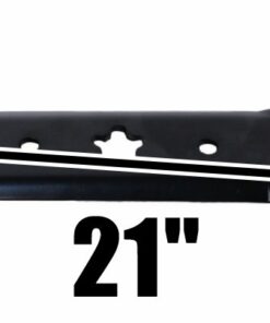 USA Mower Blades AYP340BP Mulching Blade Fits AYP Craftsman Husqvarna 134149 24676 422719 424752 531005085 531307223 Length 21 in. Width 2 1/4 in. Thickness .134 in. Center Hole 5 PT ST 42 in. Deck Original version 10 51rwl3oWL