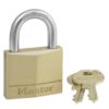 Master Lock 140D Padlock, 1 Pack, Brass 26 51rwyrLlfEL